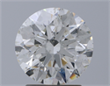 Natural Diamond 1.66 Carats, Round with Excellent Cut, H Color, SI2 Clarity and Certified by GIA