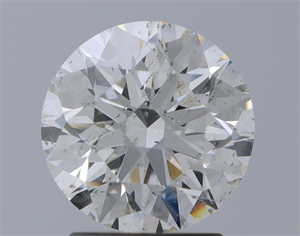 Picture of Natural Diamond 1.66 Carats, Round with Excellent Cut, H Color, SI2 Clarity and Certified by GIA