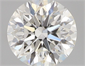 Natural Diamond 0.43 Carats, Round with Excellent Cut, H Color, VS1 Clarity and Certified by GIA