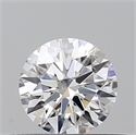 Natural Diamond 0.42 Carats, Round with Excellent Cut, D Color, VS2 Clarity and Certified by GIA