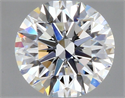 Natural Diamond 0.45 Carats, Round with Excellent Cut, H Color, VVS2 Clarity and Certified by GIA