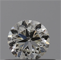 Natural Diamond 0.40 Carats, Round with Good Cut, I Color, IF Clarity and Certified by GIA