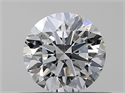 Natural Diamond 0.40 Carats, Round with Very Good Cut, F Color, VS1 Clarity and Certified by GIA