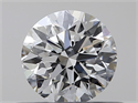 Natural Diamond 0.40 Carats, Round with Very Good Cut, G Color, VVS2 Clarity and Certified by GIA