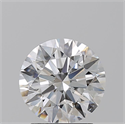 Natural Diamond 2.01 Carats, Round with Excellent Cut, D Color, SI1 Clarity and Certified by GIA