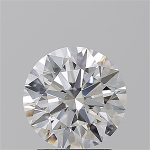 Picture of Natural Diamond 2.01 Carats, Round with Excellent Cut, D Color, SI1 Clarity and Certified by GIA