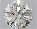 Natural Diamond 1.70 Carats, Round with Excellent Cut, I Color, VS1 Clarity and Certified by GIA