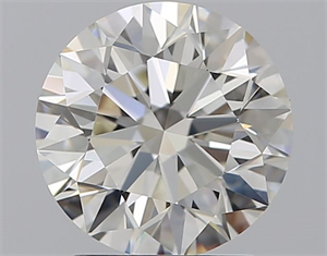 Picture of Natural Diamond 1.70 Carats, Round with Excellent Cut, I Color, VS1 Clarity and Certified by GIA