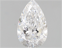 Natural Diamond 0.74 Carats, Pear with  Cut, D Color, IF Clarity and Certified by GIA