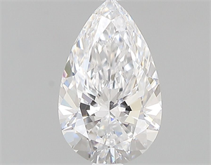 Picture of Natural Diamond 0.74 Carats, Pear with  Cut, D Color, IF Clarity and Certified by GIA