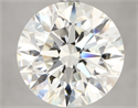 Natural Diamond 6.52 Carats, Round with Excellent Cut, H Color, VVS1 Clarity and Certified by IGI