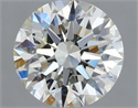 Natural Diamond 0.54 Carats, Round with Excellent Cut, K Color, VS1 Clarity and Certified by GIA