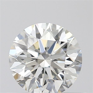 Picture of Natural Diamond 0.42 Carats, Round with Excellent Cut, G Color, VS2 Clarity and Certified by GIA