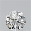 Natural Diamond 0.47 Carats, Round with Excellent Cut, F Color, SI2 Clarity and Certified by GIA