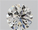 Natural Diamond 0.40 Carats, Round with Very Good Cut, I Color, VVS2 Clarity and Certified by GIA