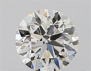 Picture of Natural Diamond 0.40 Carats, Round with Very Good Cut, I Color, VVS2 Clarity and Certified by GIA