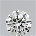 Natural Diamond 0.50 Carats, Round with Excellent Cut, H Color, SI1 Clarity and Certified by IGI