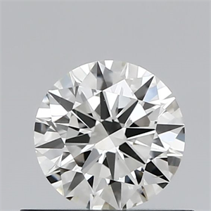 Picture of Natural Diamond 0.50 Carats, Round with Excellent Cut, H Color, SI1 Clarity and Certified by IGI