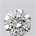 Natural Diamond 0.43 Carats, Round with Excellent Cut, I Color, VVS1 Clarity and Certified by GIA