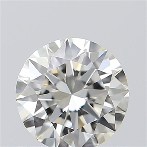 Picture of Natural Diamond 0.43 Carats, Round with Excellent Cut, I Color, VVS1 Clarity and Certified by GIA