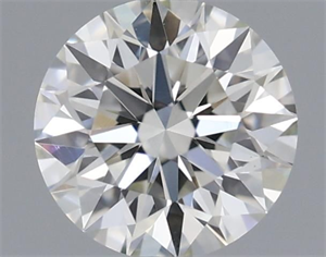 Picture of Natural Diamond 0.42 Carats, Round with Excellent Cut, G Color, VS1 Clarity and Certified by IGI