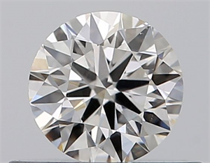 Picture of Natural Diamond 0.40 Carats, Round with Very Good Cut, I Color, VS2 Clarity and Certified by GIA