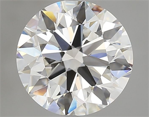 Picture of Natural Diamond 2.10 Carats, Round with Excellent Cut, H Color, VVS2 Clarity and Certified by GIA