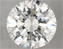 Natural Diamond 4.01 Carats, Round with Excellent Cut, H Color, VS2 Clarity and Certified by IGI