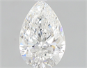 Natural Diamond 0.91 Carats, Pear with  Cut, F Color, VS2 Clarity and Certified by GIA