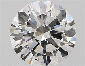 Picture of Natural Diamond 0.50 Carats, Round with Very Good Cut, G Color, SI2 Clarity and Certified by GIA