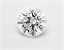 Natural Diamond 4.09 Carats, Round with Excellent Cut, H Color, SI1 Clarity and Certified by GIA