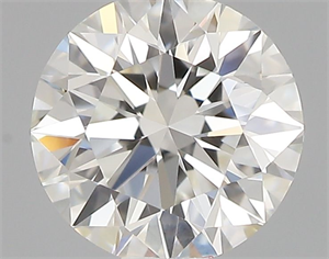 Picture of Natural Diamond 0.45 Carats, Round with Excellent Cut, I Color, VVS1 Clarity and Certified by GIA