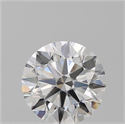 Natural Diamond 3.23 Carats, Round with Excellent Cut, H Color, IF Clarity and Certified by GIA