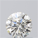 Natural Diamond 0.46 Carats, Round with Excellent Cut, J Color, VVS1 Clarity and Certified by GIA