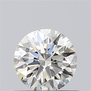 Picture of Natural Diamond 0.46 Carats, Round with Excellent Cut, J Color, VVS1 Clarity and Certified by GIA