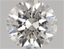 Natural Diamond 0.40 Carats, Round with Excellent Cut, F Color, SI1 Clarity and Certified by GIA