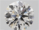 Natural Diamond 0.50 Carats, Round with Very Good Cut, I Color, SI1 Clarity and Certified by GIA