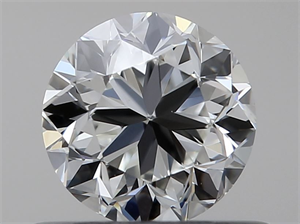 Picture of Natural Diamond 0.50 Carats, Round with Good Cut, I Color, VS2 Clarity and Certified by GIA