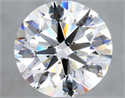 Natural Diamond 1.69 Carats, Round with Excellent Cut, H Color, VVS1 Clarity and Certified by GIA