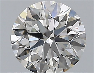 Picture of Natural Diamond 0.40 Carats, Round with Excellent Cut, H Color, VS2 Clarity and Certified by GIA