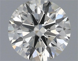 Picture of Natural Diamond 0.43 Carats, Round with Excellent Cut, I Color, VS1 Clarity and Certified by IGI