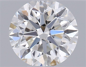 Picture of Natural Diamond 0.40 Carats, Round with Very Good Cut, I Color, VS2 Clarity and Certified by GIA