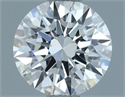 Natural Diamond 1.04 Carats, Round with Excellent Cut, D Color, IF Clarity and Certified by IGI