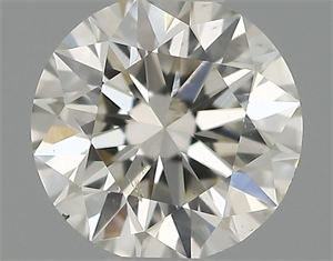 Picture of Natural Diamond 0.40 Carats, Round with Excellent Cut, H Color, SI1 Clarity and Certified by IGI