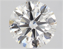 Natural Diamond 1.63 Carats, Round with Excellent Cut, G Color, VVS2 Clarity and Certified by GIA