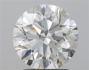 Picture of Natural Diamond 2.00 Carats, Round with Excellent Cut, I Color, SI1 Clarity and Certified by GIA