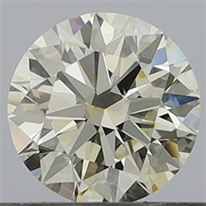 Picture of Natural Diamond 0.45 Carats, Round with Excellent Cut, K Color, VS2 Clarity and Certified by GIA