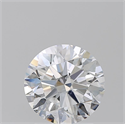 Natural Diamond 2.01 Carats, Round with Excellent Cut, D Color, SI2 Clarity and Certified by GIA