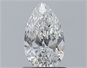 Natural Diamond 0.76 Carats, Pear with  Cut, E Color, VS1 Clarity and Certified by GIA