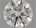 Natural Diamond 0.40 Carats, Round with Excellent Cut, H Color, VS2 Clarity and Certified by IGI